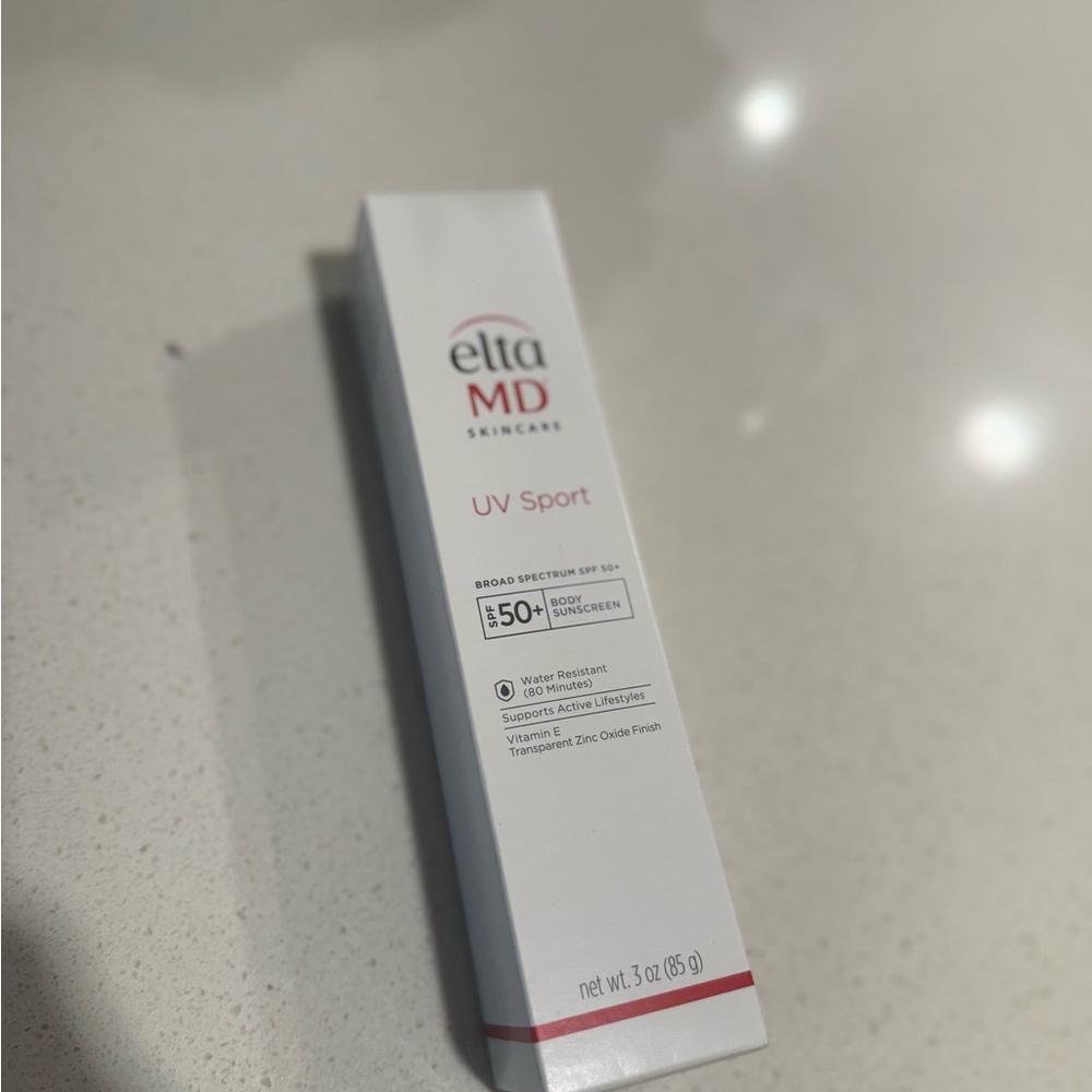EltaMD UV Sport Broad Spectrum SPF 50+ Sunscreen - White and Red